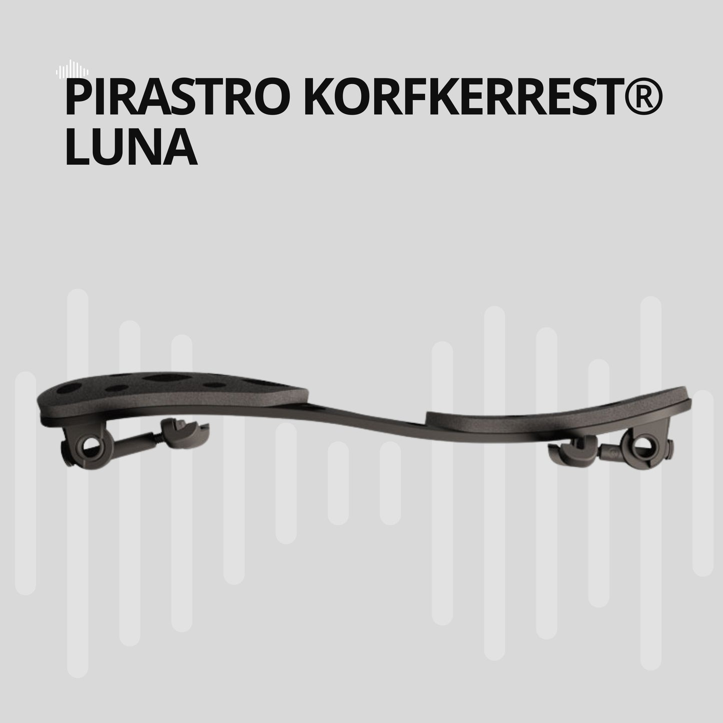 Shoulder Rest - Pirastro Korfker LUNA, Violin 4/4-3/4