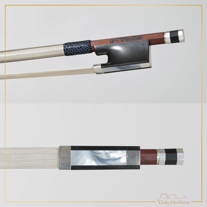 New Violin Bow 4/4- Domninic Wilson Brussels Silver | DW617