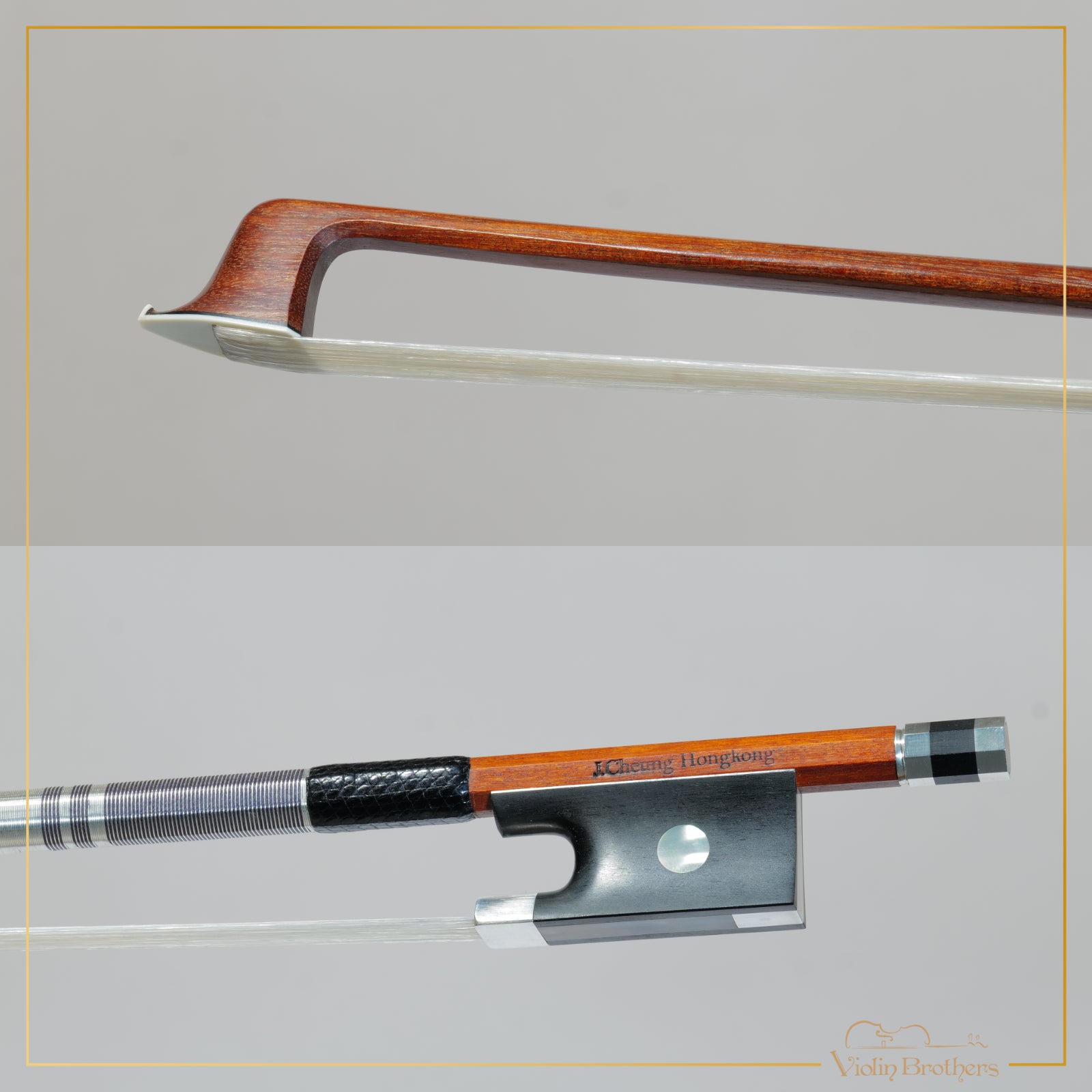 Violin bow 3/4 silver mounted 
