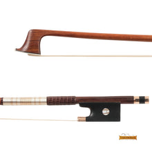 Antique German Violin Bow 4/4 - Weischold School, Gold Mounted with Raffin Certificate | B15266