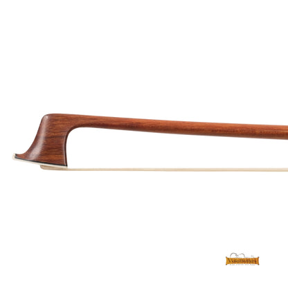 Antique German Violin Bow 4/4 - Weischold School, Gold Mounted with Raffin Certificate | B15266
