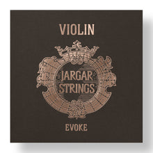 Jargar Strings violin string set packaging with decorative emblem on a black background