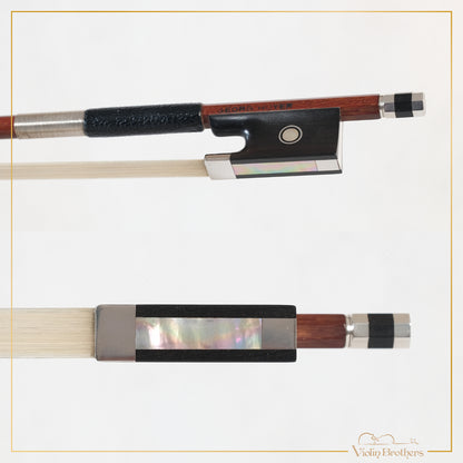 New Violin Bow 4/4 - Georg Hoyer Germany, Silver | GH261