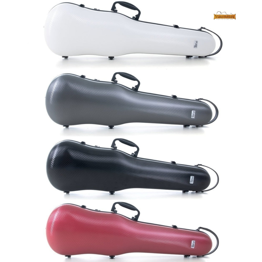 GEWA PURE Polycarbonate 1.8, Violin Case 4/4-3/4, Shaped