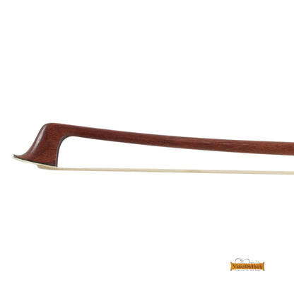 Antique Germany Violin Bow 4/4 - Hoyer School Stamped Tourte Ca.1940 Nickel Mounted | VB1212