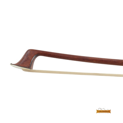 Antique Germany Violin Bow 4/4 - Hoyer School Stamped Tourte Ca.1940 Nickel Mounted | VB1212