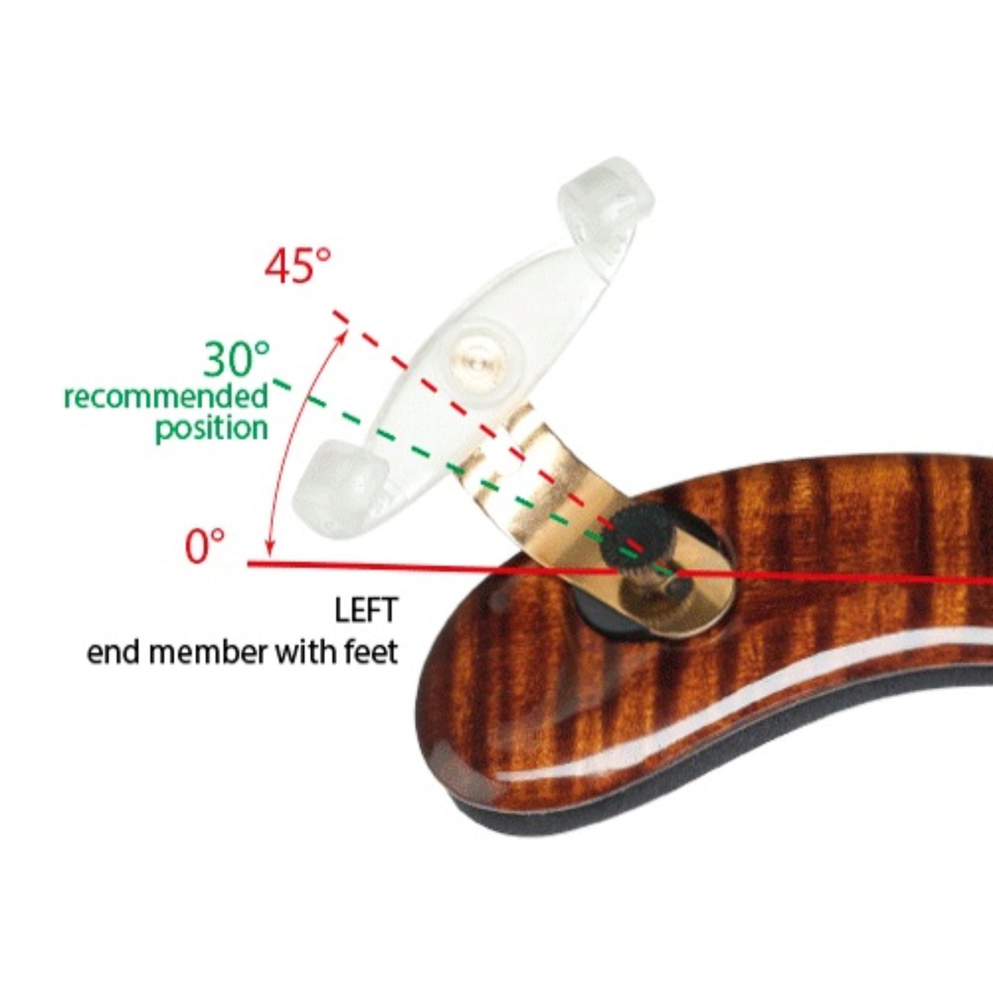 Shoulder Rest - ViVA La Musica Diamond, Viola