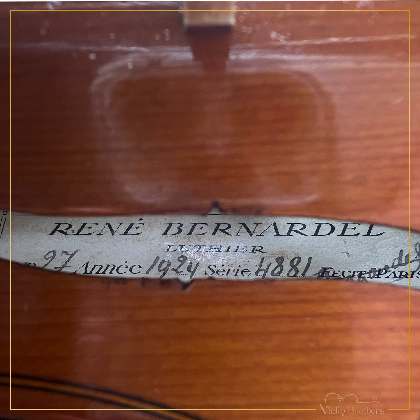 Antique French Violin 4/4 - Mirecourt Rene Bernardel made in 1924 |A271020
