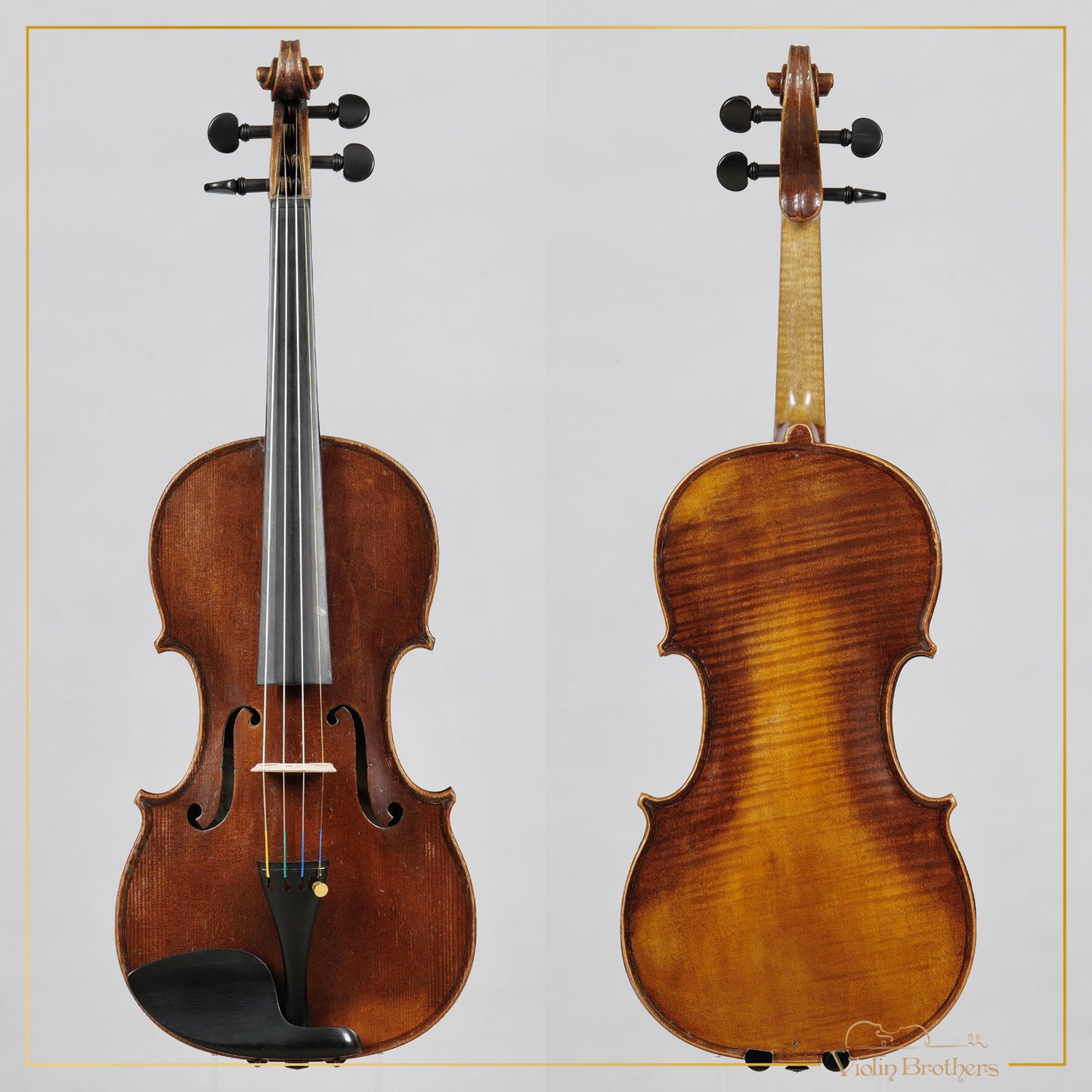 Antique French Violin 4/4 -Label Nicolas Made in Mirecourt Ca1840 With Cert | C10669