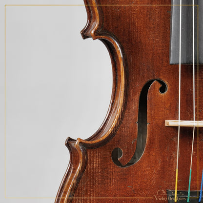 Antique French Violin 4/4 -Label Nicolas Made in Mirecourt Ca1840 With Cert | C10669