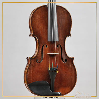 Antique French Violin 4/4 -Label Nicolas Made in Mirecourt Ca1840 With Cert | C10669