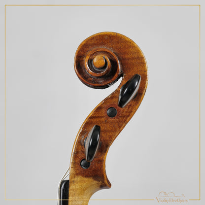 Antique French Violin 4/4 -Label Nicolas Made in Mirecourt Ca1840 With Cert | C10669